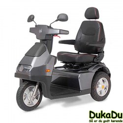 S 3 - 3 hjulet luksus el scooter fra Afikim i grå
